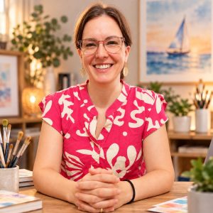 Mélodie Pelletier, cofondatrice de Souffle d'Horizon et artiste peintre.